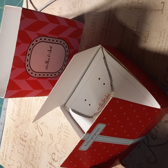 Stella & Dot pearl & silver bracelet - Picture 2 of 4